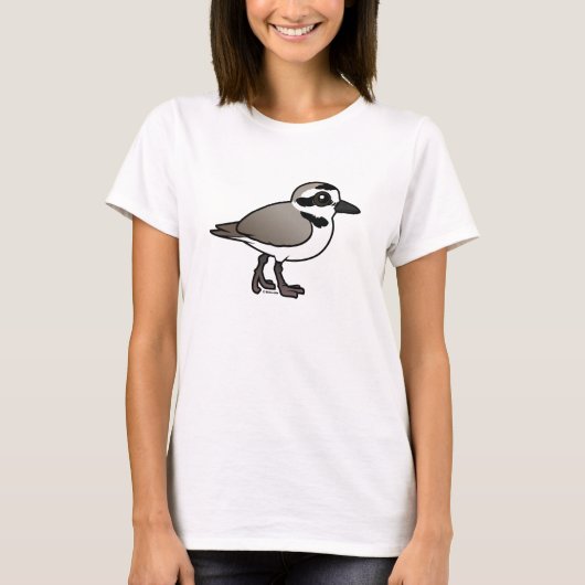 Birdorable Snowy Plover T-Shirt (Vorderseite)