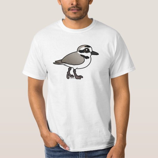 Birdorable Snowy Regenpfeifer T-Shirt (Vorderseite)