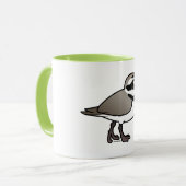 Birdorable Snowy Regenpfeifer Tasse (Vorderseite Links)