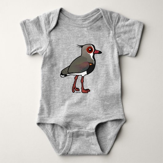 Birdorable Southern Lapwing Baby Strampler (Vorderseite)
