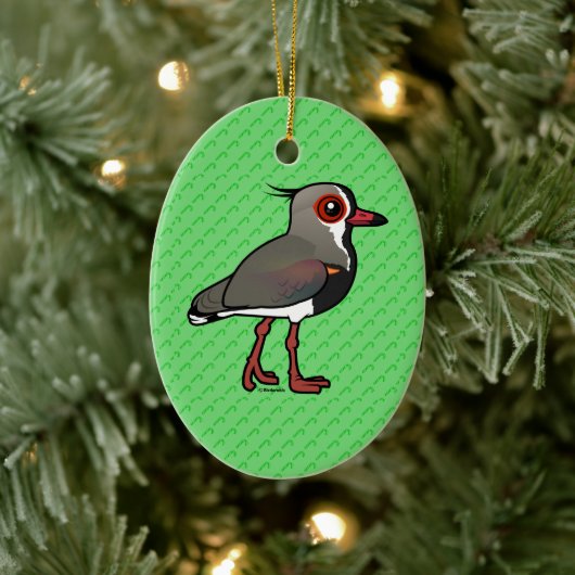 Birdorable Southern Lapwing Keramik Ornament (Baum)