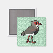 Birdorable Southern Lapwing Magnet (Vorderseite/Rückseite)