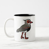 Birdorable Southern Lapwing Zweifarbige Tasse (Links)