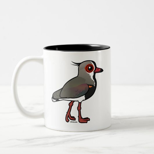 Birdorable Southern Lapwing Zweifarbige Tasse (Links)