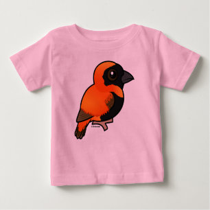 Birdorable Southern Red Bishop Baby T-shirt