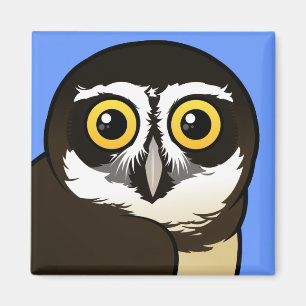 Birdorable Spectacled Eule Magnet