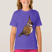 Birdorable Spinifex Pigeon Cartoon Bird T-Shirt (Vorderseite)