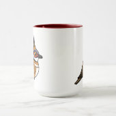 Birdorable Spinifex Pigeon Cartoon Bird Tasse (Zentrum)