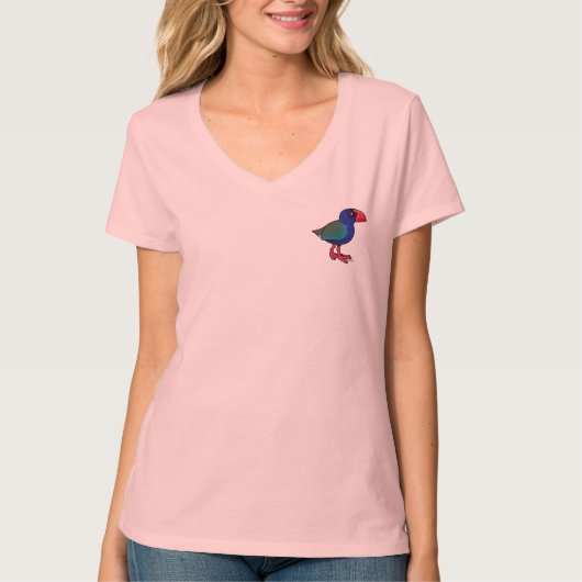 Birdorable Südinsel Takahe T-Shirt (Vorderseite)