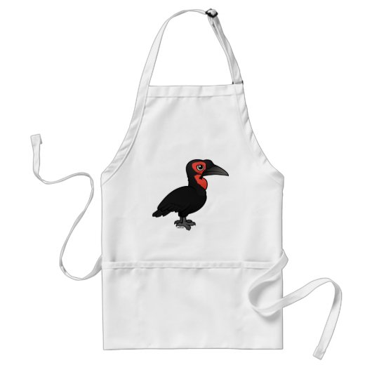 Birdorable südlicher GrundHornbill Schürze (Vorne)