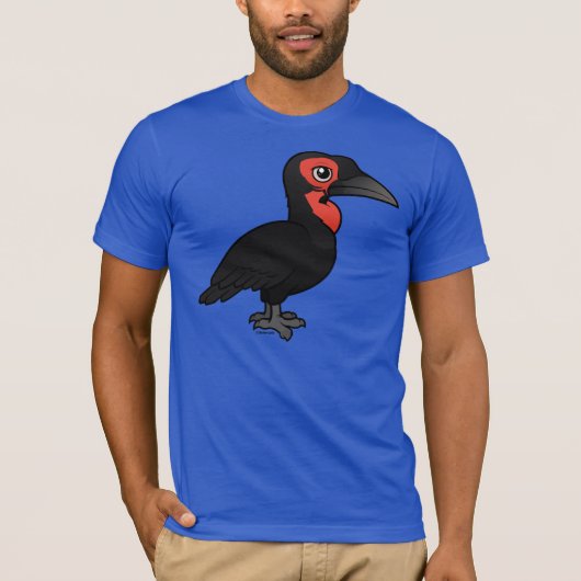 Birdorable südlicher GrundHornbill T-Shirt (Vorderseite)