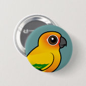 Birdorable Sun Parakeet Button (Vorne & Hinten)