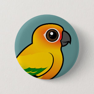 Birdorable Sun Parakeet Button