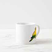 Birdorable Sun Parakeet Espressotasse (Vorderseite Rechts)