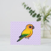 Birdorable Sun Parakeet Postkarte (Stehend Vorderseite)