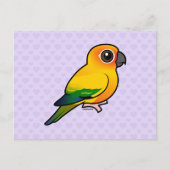 Birdorable Sun Parakeet Postkarte (Vorderseite)