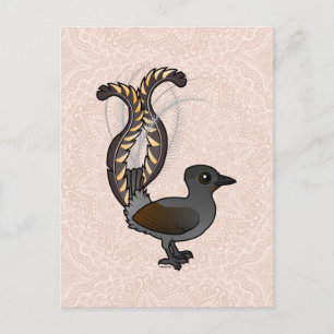 Birdorable Superb Lyrebird Postkarte