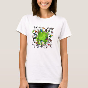 Birdorable Tag der Erde T-Shirt