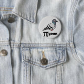 Birdorable Tauben-/Tauben-PU Button (Beispiel)