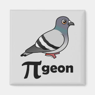 Birdorable Tauben-/Tauben-PU Magnet