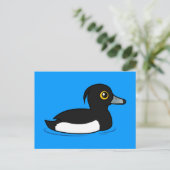 Birdorable Tufed Duck Postkarte (Stehend Vorderseite)