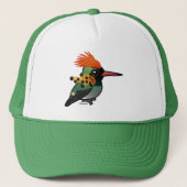 Birdorable Tufted Coquette Truckerkappe (Vorderseite)