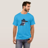 Birdorable umgeschnallter Eisvogel (Mann) T-Shirt (Vorne ganz)