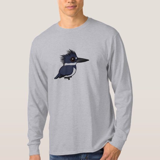 Birdorable umgeschnallter Eisvogel (Mann) T-Shirt (Vorderseite)
