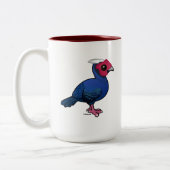 Birdorable Vietnam Pheasant Zweifarbige Tasse (Links)