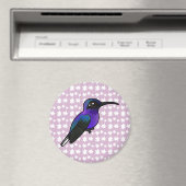 Birdorable Violet Sabrewing Hummingbird Magnet (In Situ (Geschirrspüler))