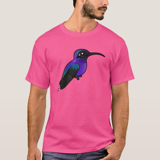 Birdorable Violet Sabrewing Hummingbird T-Shirt (Vorderseite)