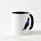 Birdorable Violet Sabrewing Hummingbird Tasse (VorderseiteRechts)