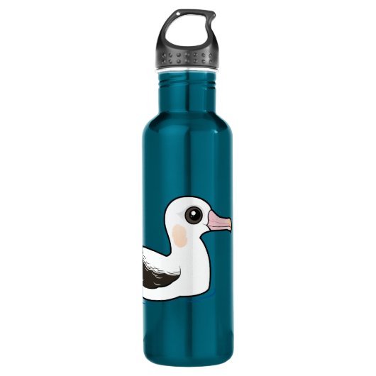 Birdorable wandernder Albatros Trinkflasche (Vorderseite)