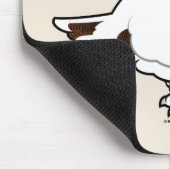 Birdorable Weide-Alpenschneehuhn, Sommermann Mousepad (Ecke)