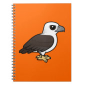 Birdorable Weiß-blähte Meer Eagle auf Notizblock (Vorderseite)