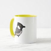 Birdorable Weißohrbülbül Tasse (Vorderseite Links)