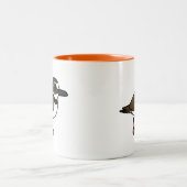 Birdorable Wilsons Regenpfeifer Zweifarbige Tasse (Mittel)