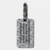 Birdorable Winter-Zaunkönig Gepäckanhänger (Rückseite vertikal)