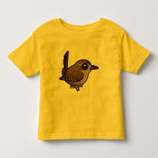 Birdorable Winter-Zaunkönig Kleinkind T-shirt (Vorderseite)