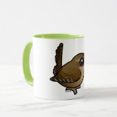 Birdorable Winter-Zaunkönig Tasse (Vorderseite Links)