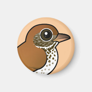 Birdorable Wood Thrush Magnet