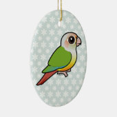 Birdorable Zimt Grünes-cheeked Conure Keramikornament (Rechts)