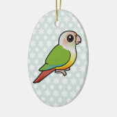Birdorable Zimt Grünes-cheeked Conure Keramikornament (Links)