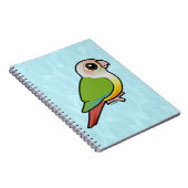 Birdorable Zimt Grünes-cheeked Conure Notizblock (Rechte Seite)
