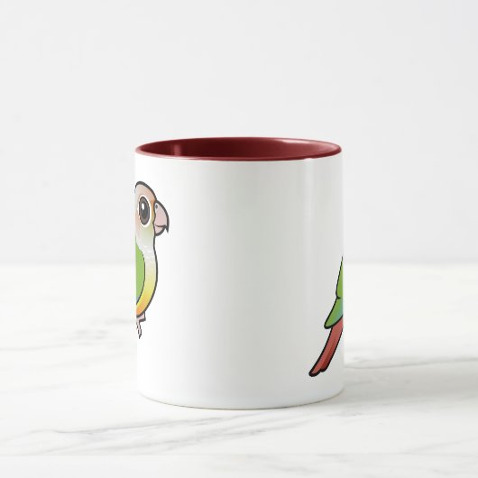 Birdorable Zimt Grünes-cheeked Conure Tasse (Zentrum)