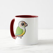 Birdorable Zimt Grünes-cheeked Conure Tasse (Vorderseite Links)