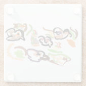 Birds and autumn glasuntersetzer (Rückseite)