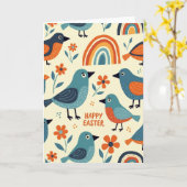 Birds And Blooms Easter Card Karte (Gelbe Blume)