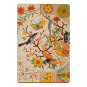 Birds and Butterflies Mini Clipboard Klemmbrett (Rückseite)