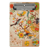 Birds and Butterflies Mini Clipboard Klemmbrett (Vorderseite)